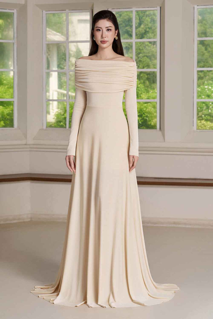 Rae Off-Shoulder Maxi Dress