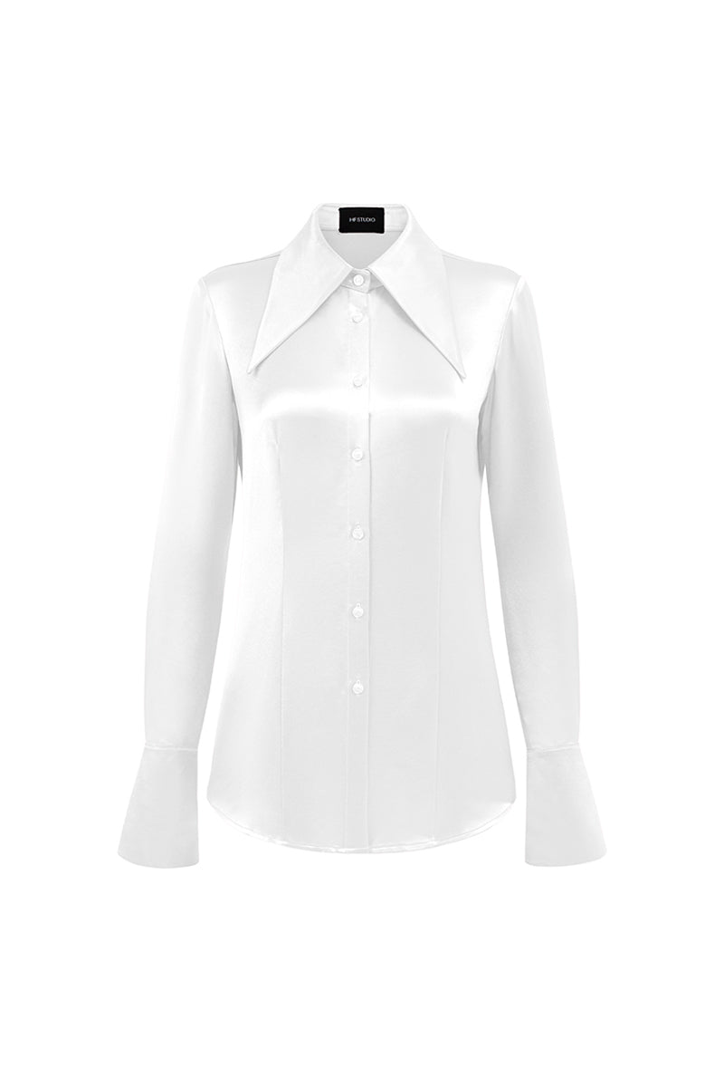 Raina Straight Rhinestone Shirt 19
