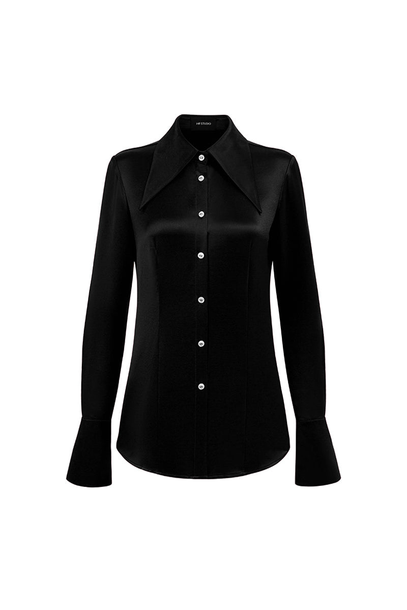 Raina Straight Rhinestone Shirt 11