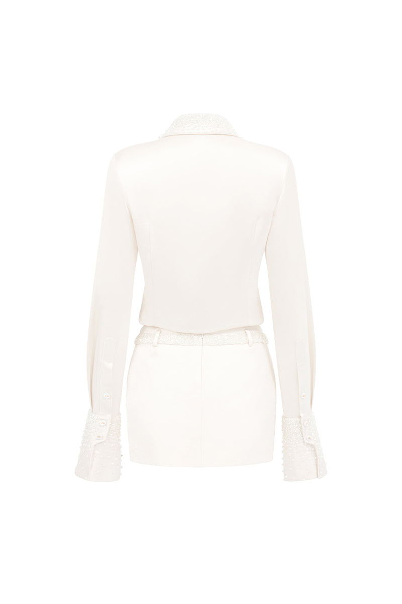 Raina Straight Rhinestone Shirt 22