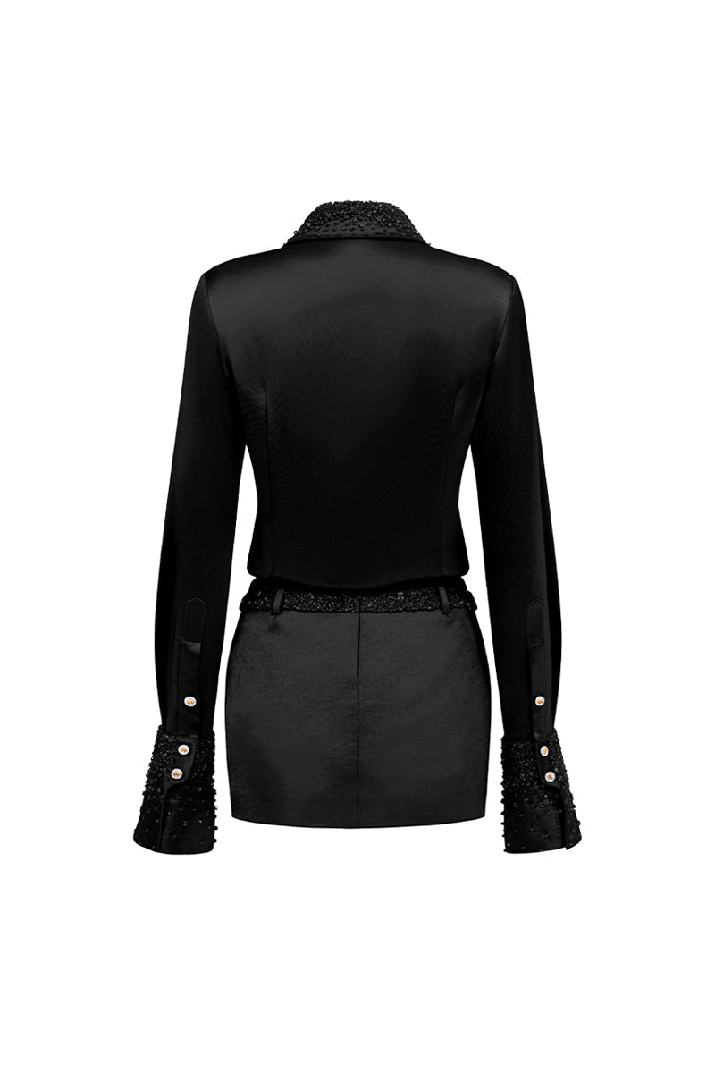 Raina Straight Rhinestone Shirt 14