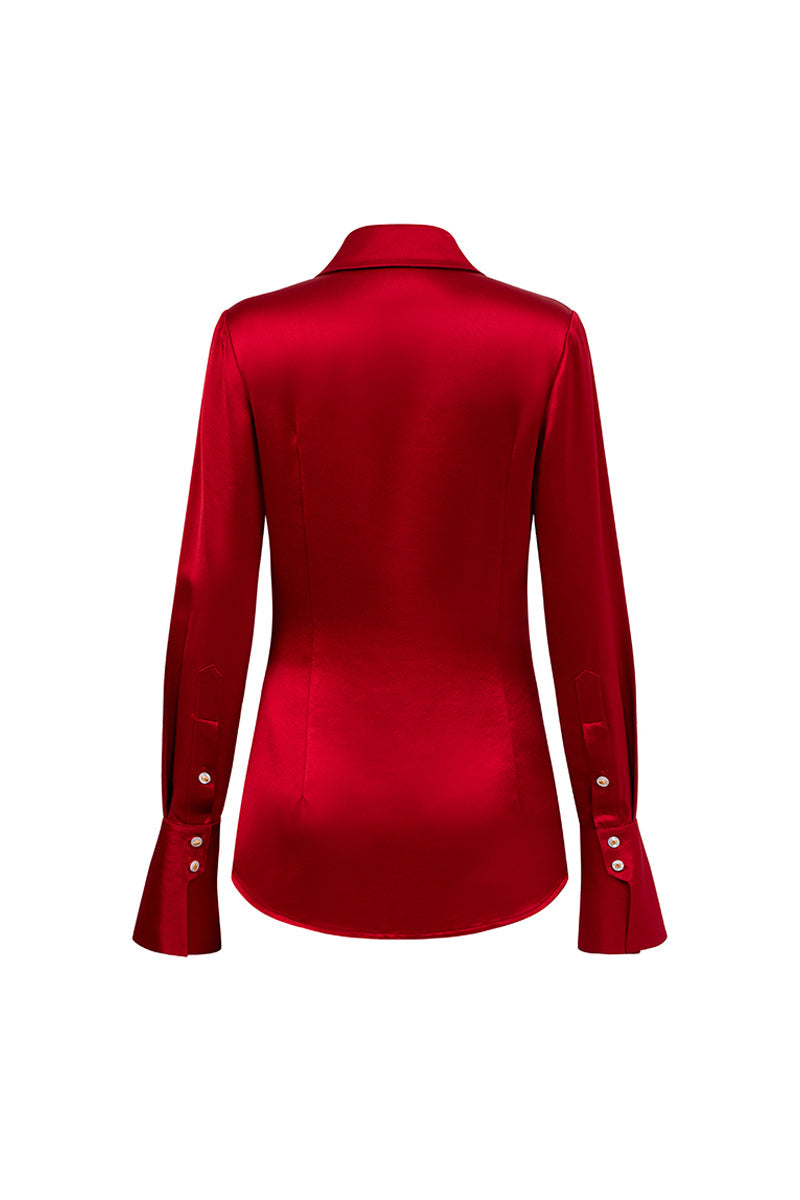 Raina Straight Rhinestone Shirt 17