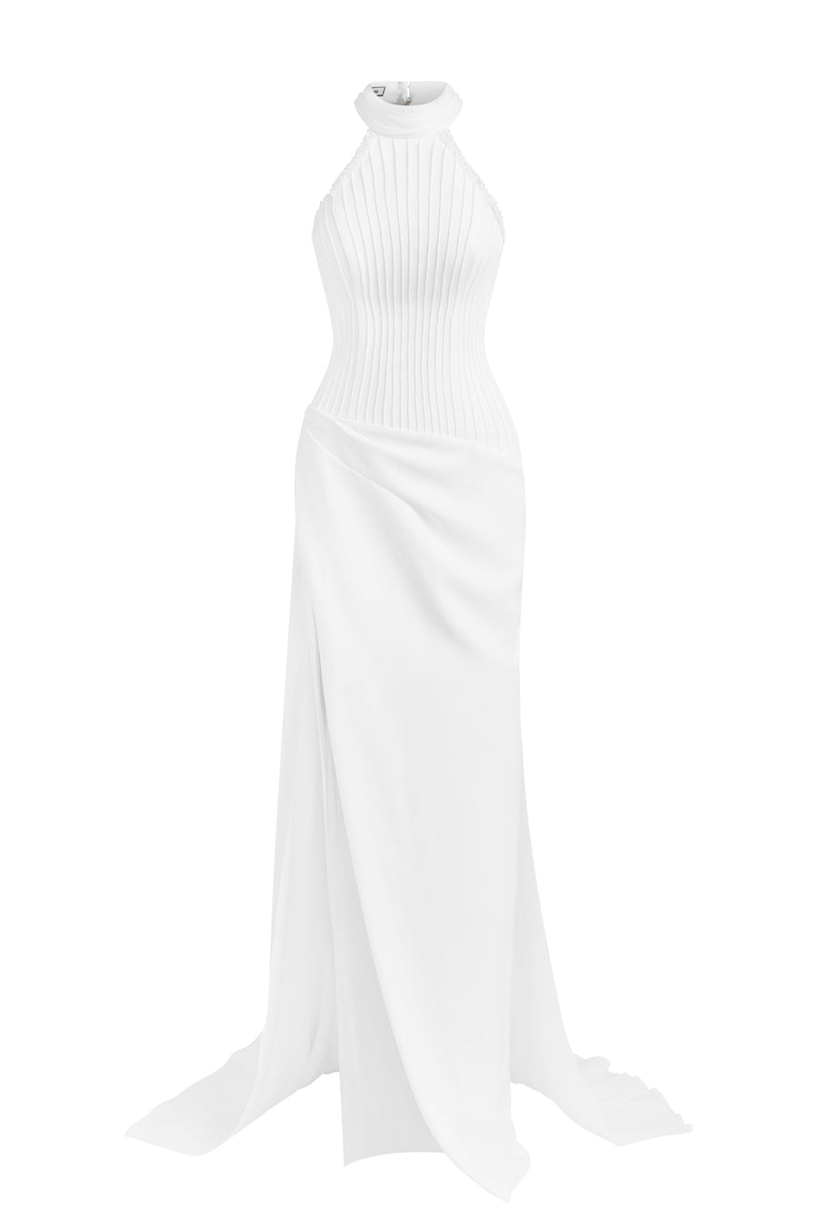 Remington Halter Neck Rhinestone Maxi Dress 1