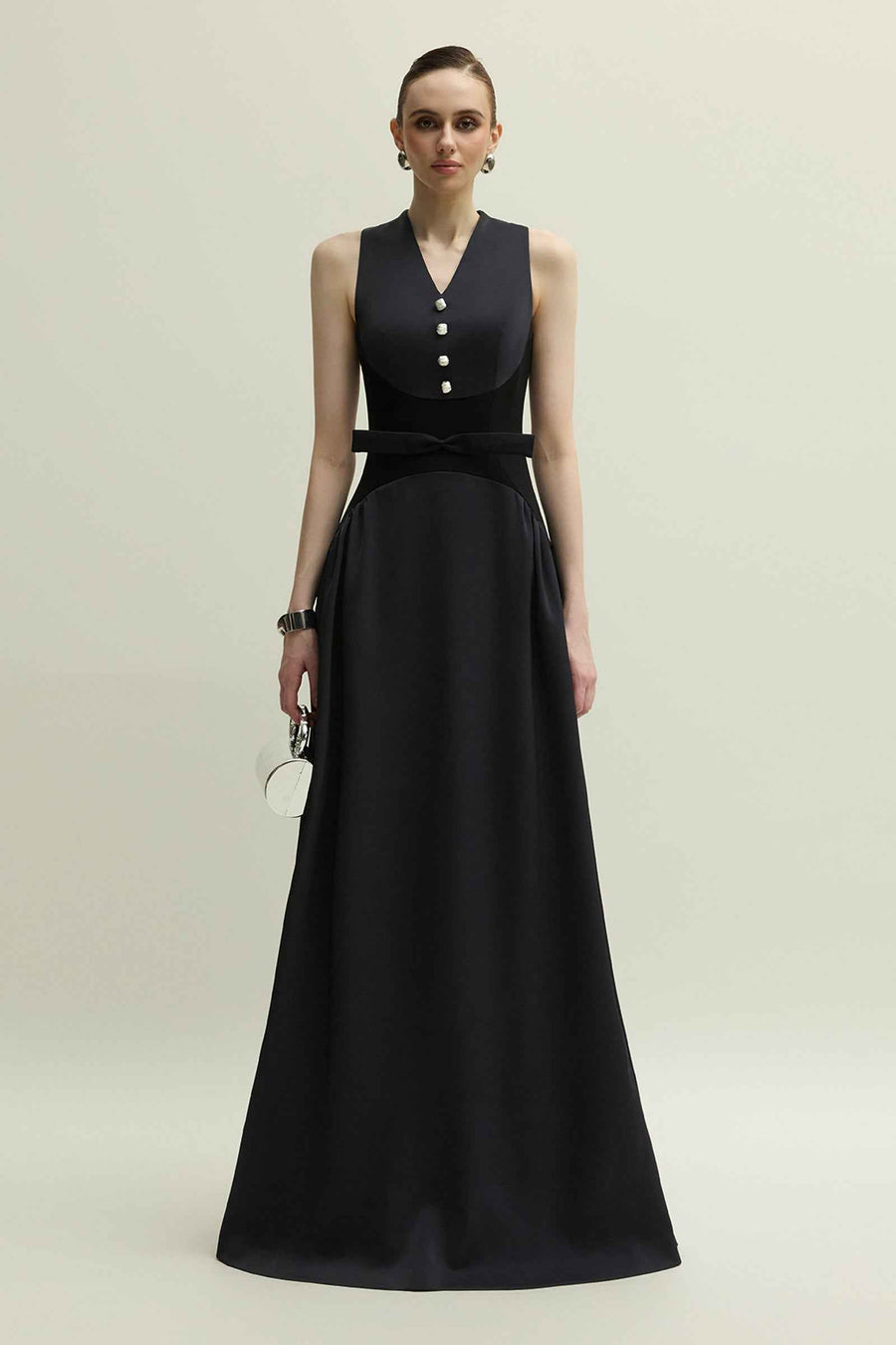 Richmond A-line Ribbon Maxi Dress