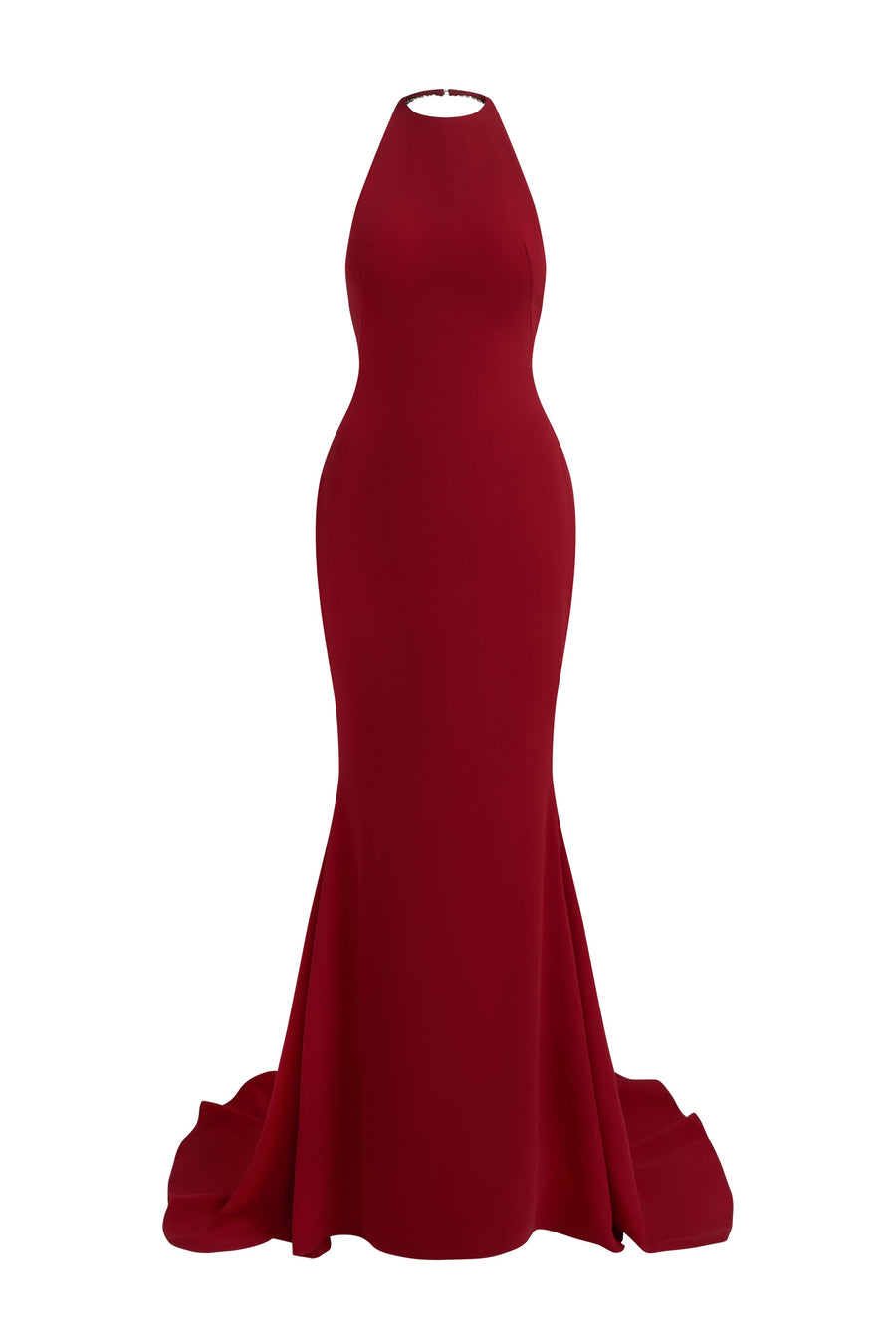 Rose Mermaid Draped Maxi Dress 1