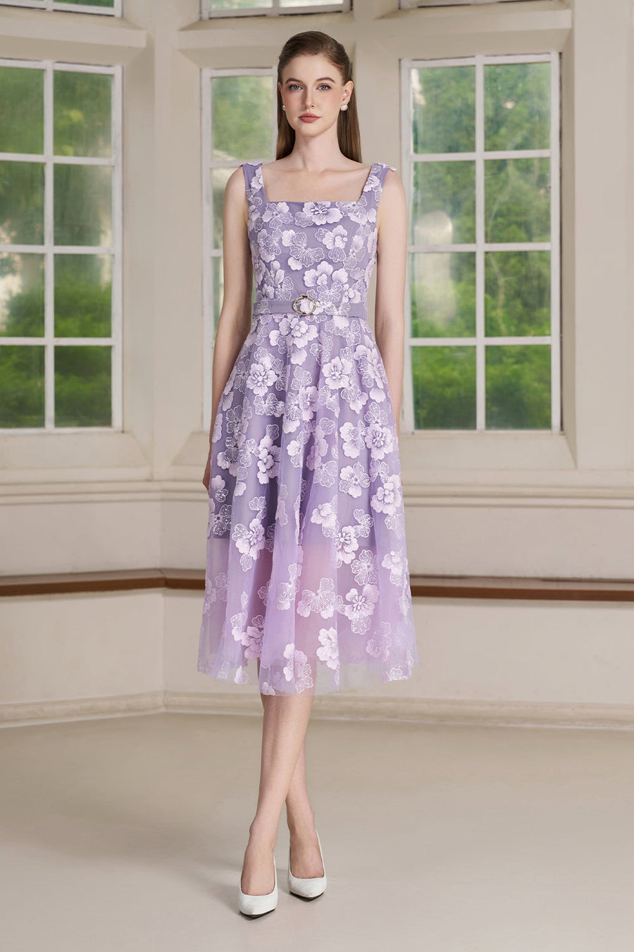 Ryn Applique Midi Dress 5