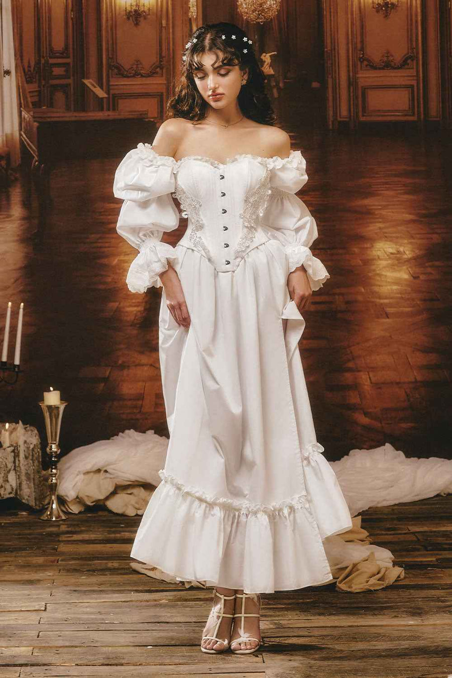 Christine A-line Off-Shoulder Kate Maxi Dress Maxi Dress Sissy Nation