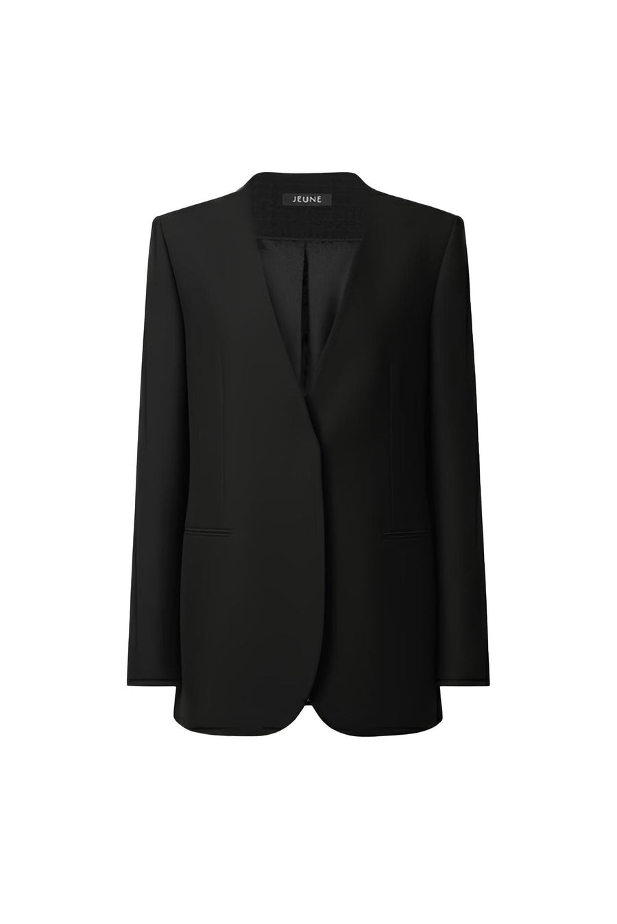 Saul V-Neck Cotton Blazer 1
