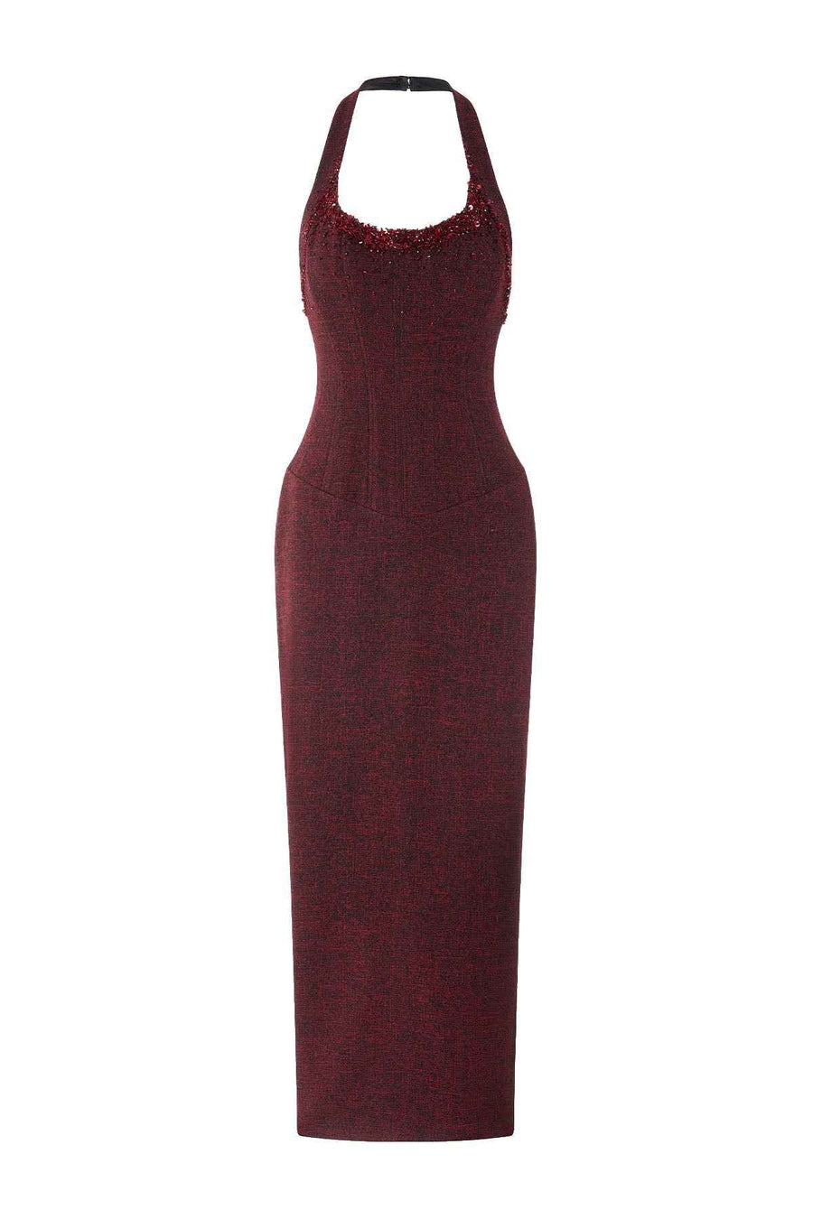 Scarlet Halter Maxi Dress