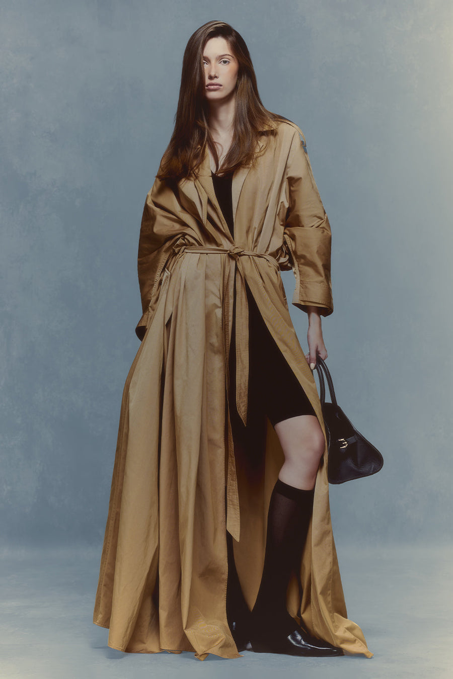 Sebastian Trapezoid Trench Coat 3