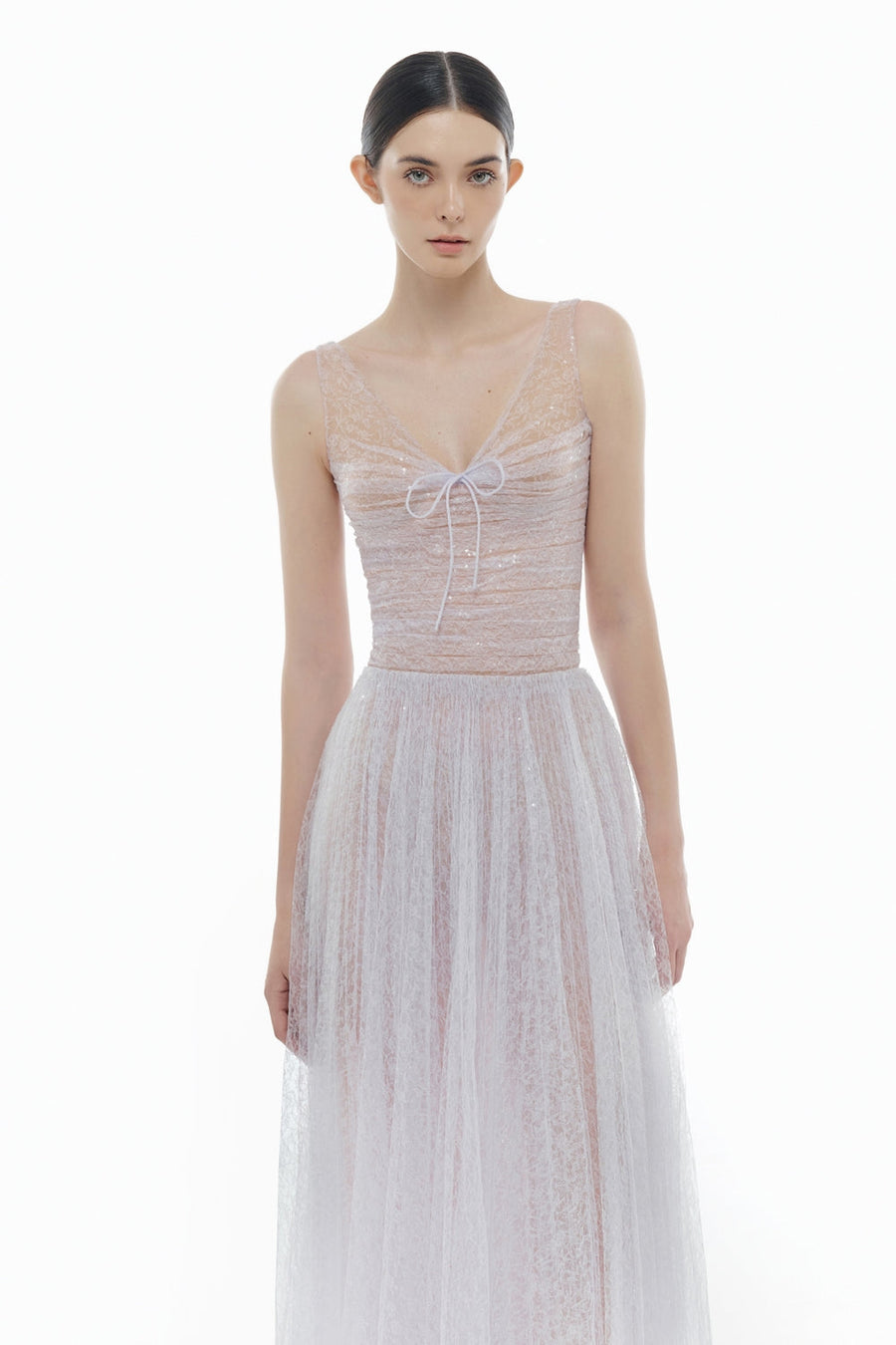 Selene V-Neck Sequin Maxi Dress 14