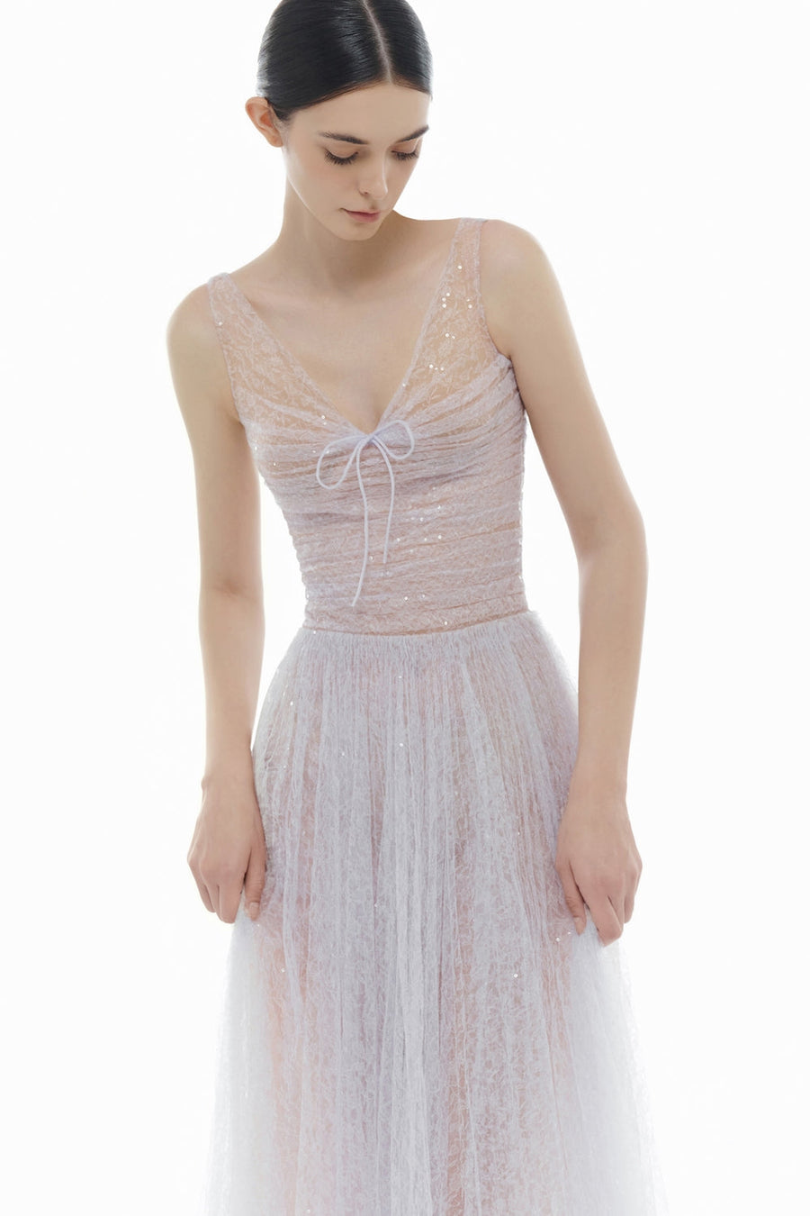 Selene V-Neck Sequin Maxi Dress 12