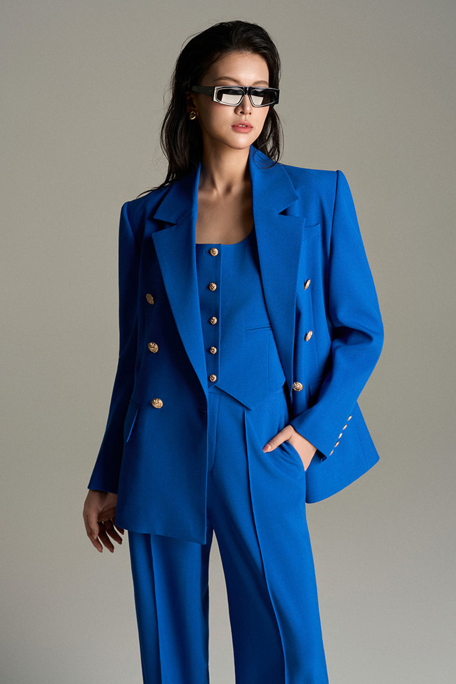 Seraine Notched Lapel Blazer 5