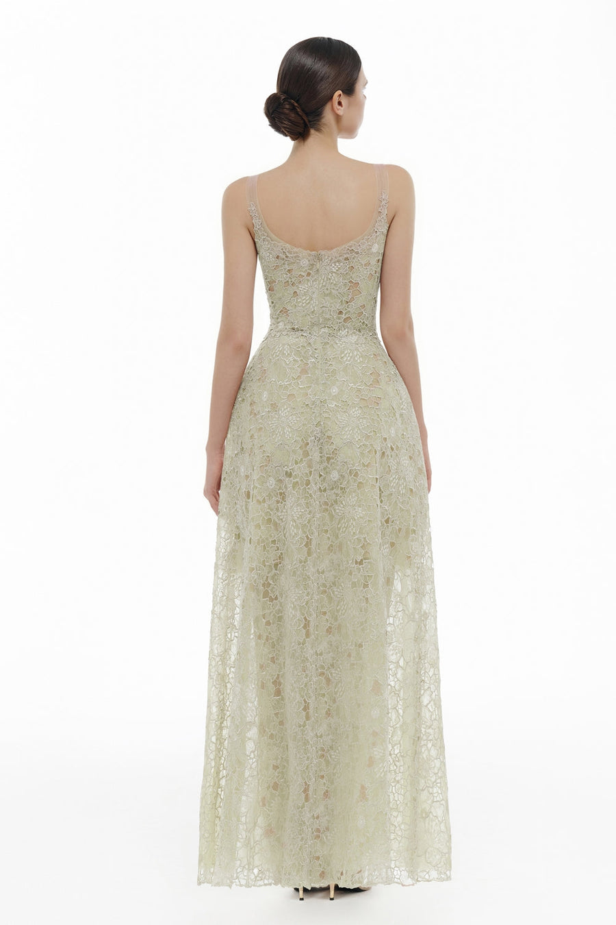 Seraphine Scoop Applique Maxi Dress 12