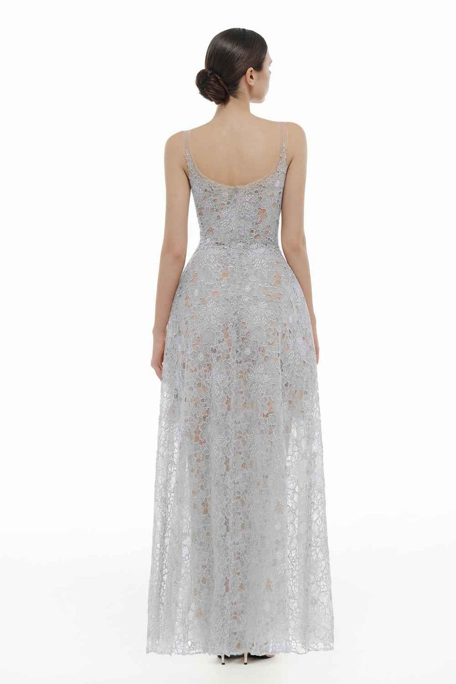 Seraphine Scoop Applique Maxi Dress