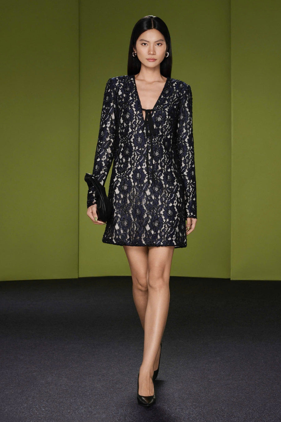 Serelle V-Neck Mini Dress 1