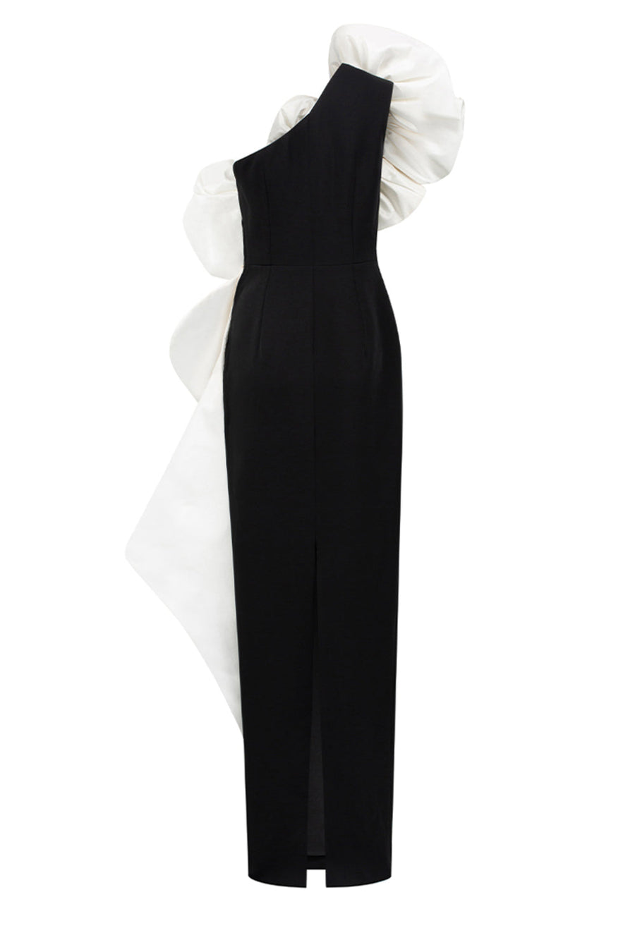 Kensley Sheath One Shoulder Crepe Floor Length Dress 13
