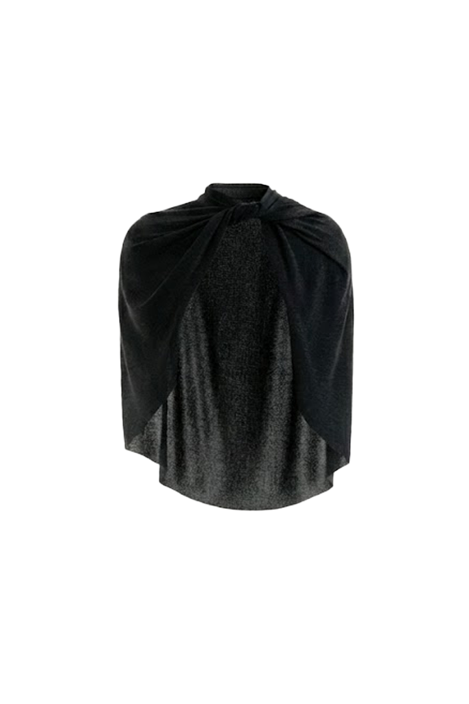Sora High Neck Cotton Cape 1