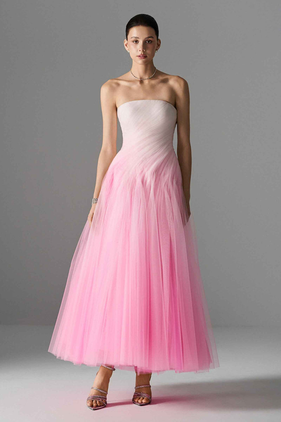 Sorbet Draped Maxi Dress