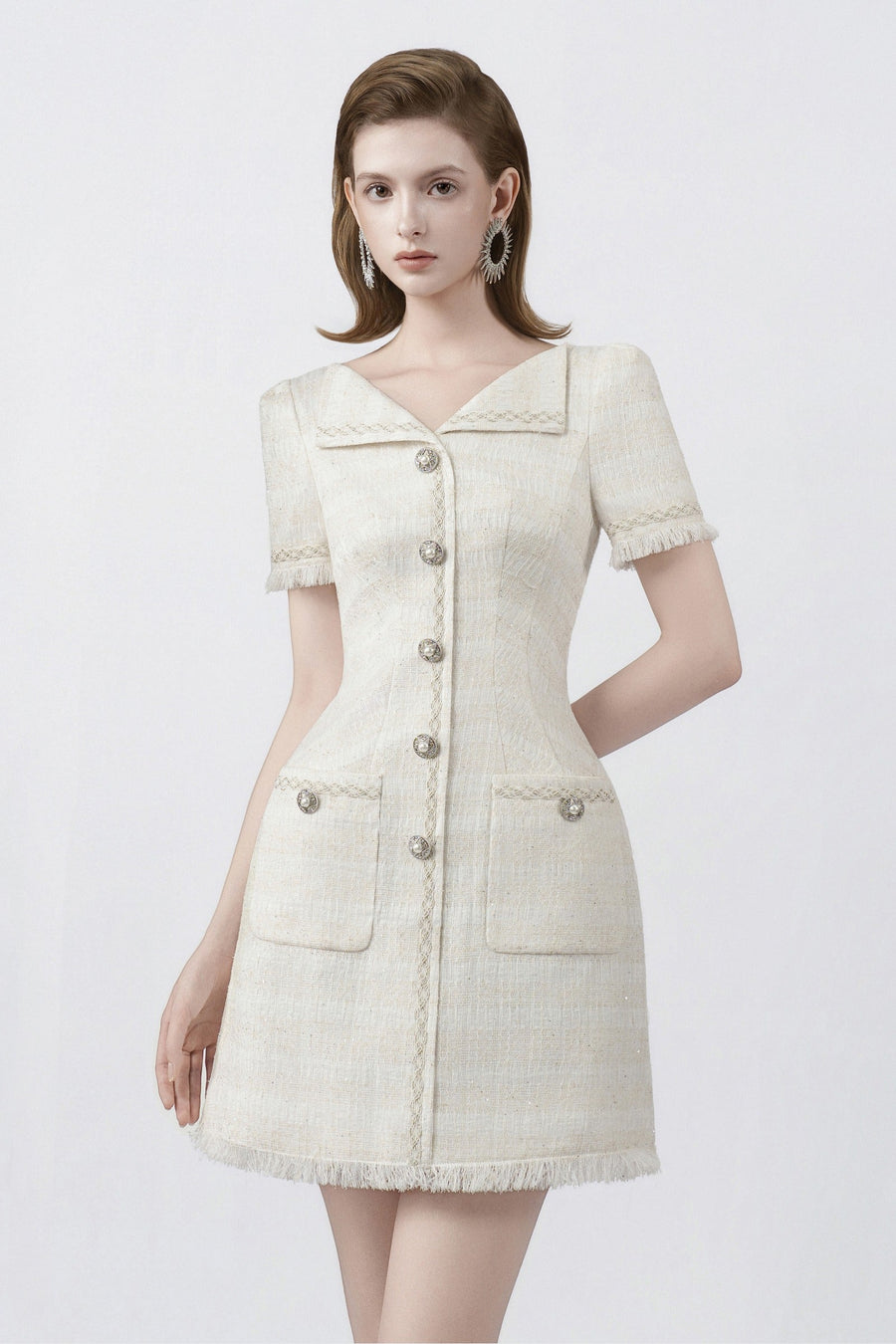 Stella Notch Neck Mini Dress 4