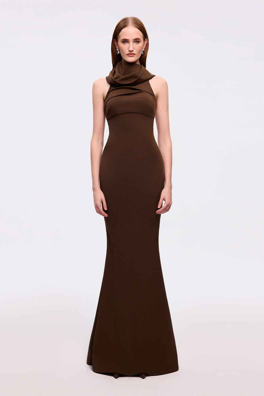Thien Di Mermaid Sleeveless Elastic Cotton Maxi Dress