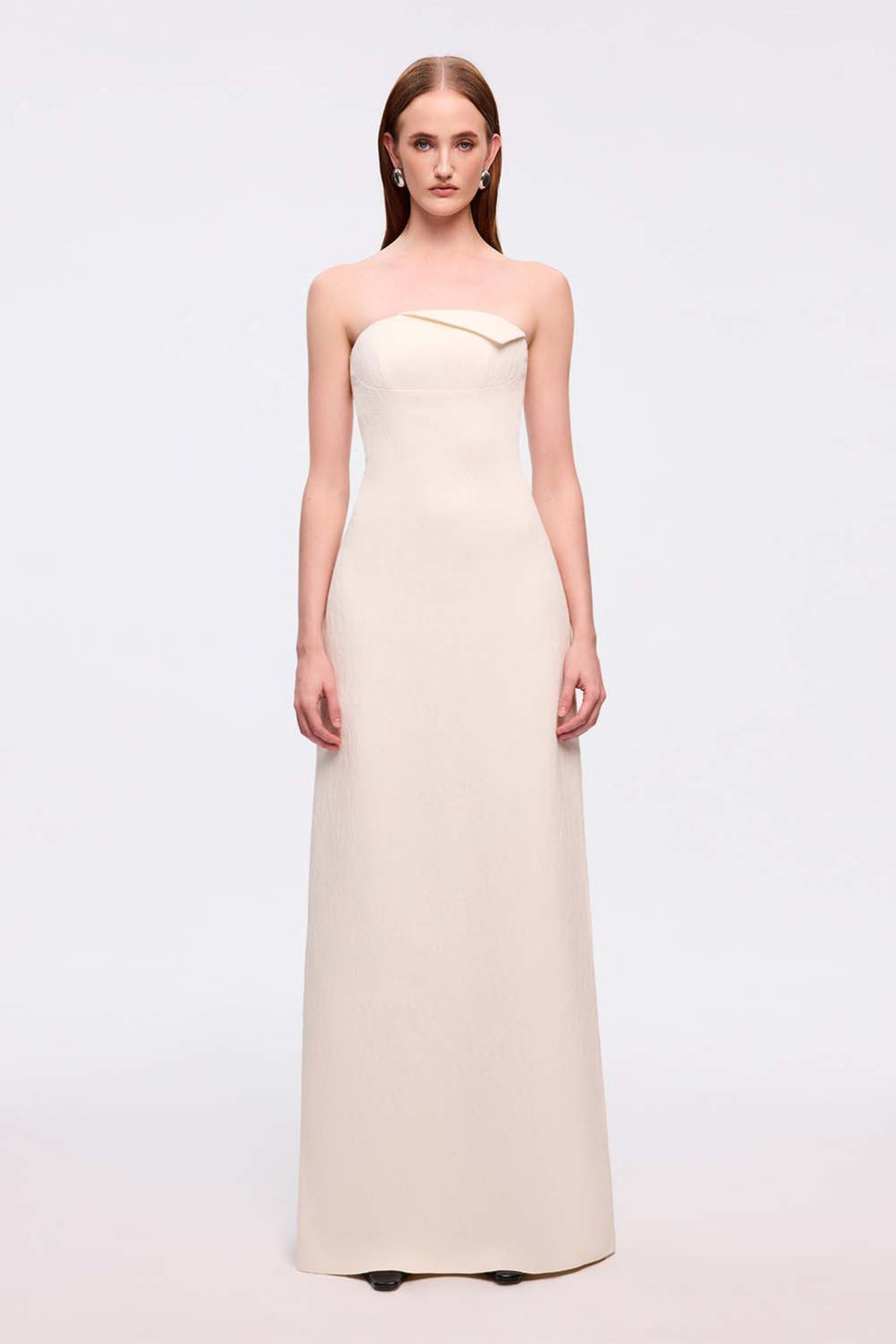 Giai A-line Sleeveless Ribbed Burlap Maxi Dress 2