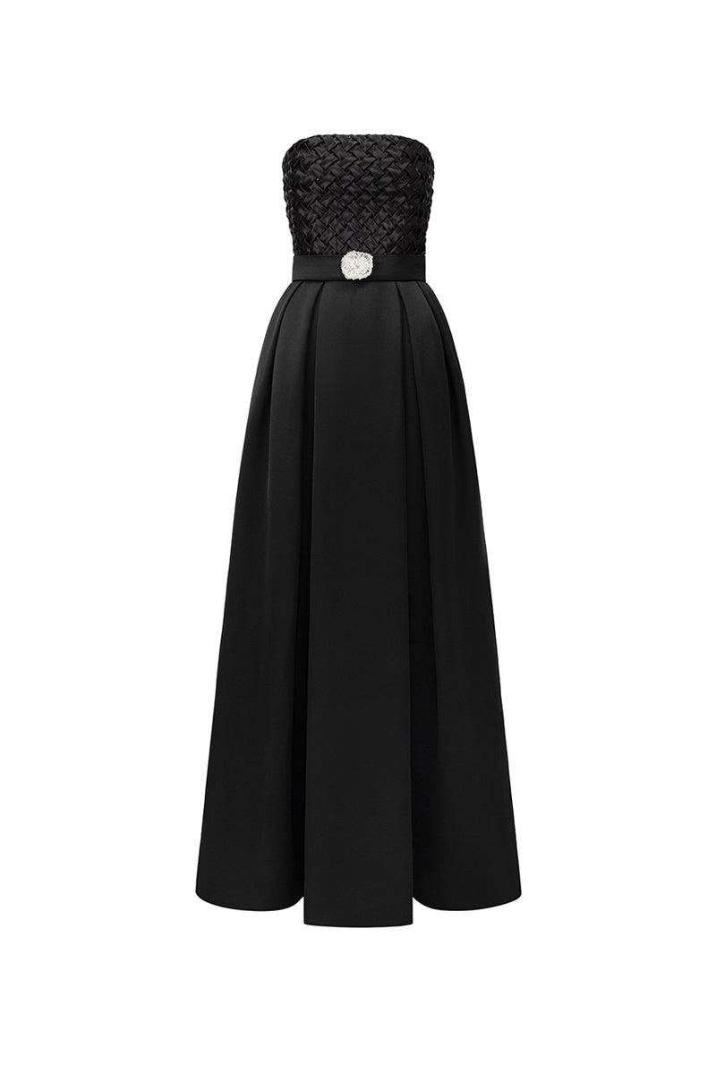 Tatum A-line Crochet Maxi Dress 8