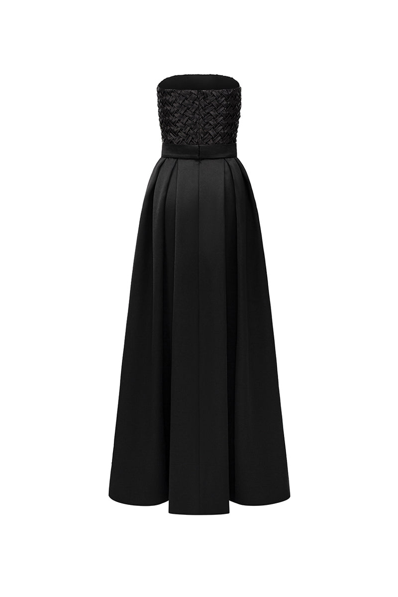 Tatum A-line Crochet Maxi Dress 10