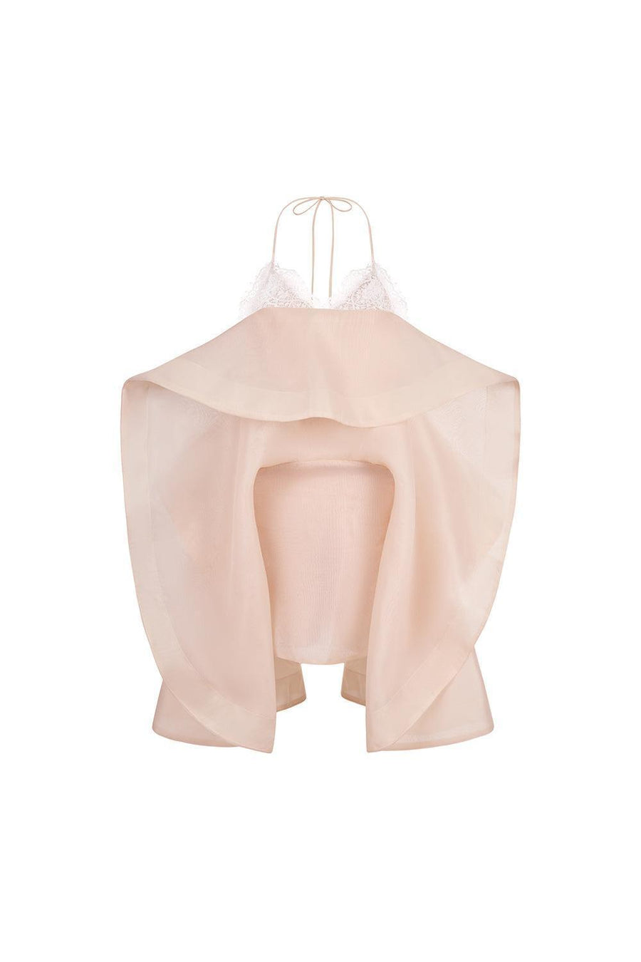 The Bird Halter Sleeveless Chiffon Mini Dress Mini Dress LINH PHUNG