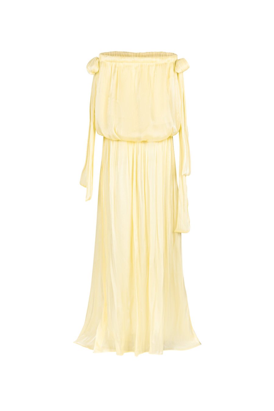 Thealine Blouson Ribbon Maxi Dress 5