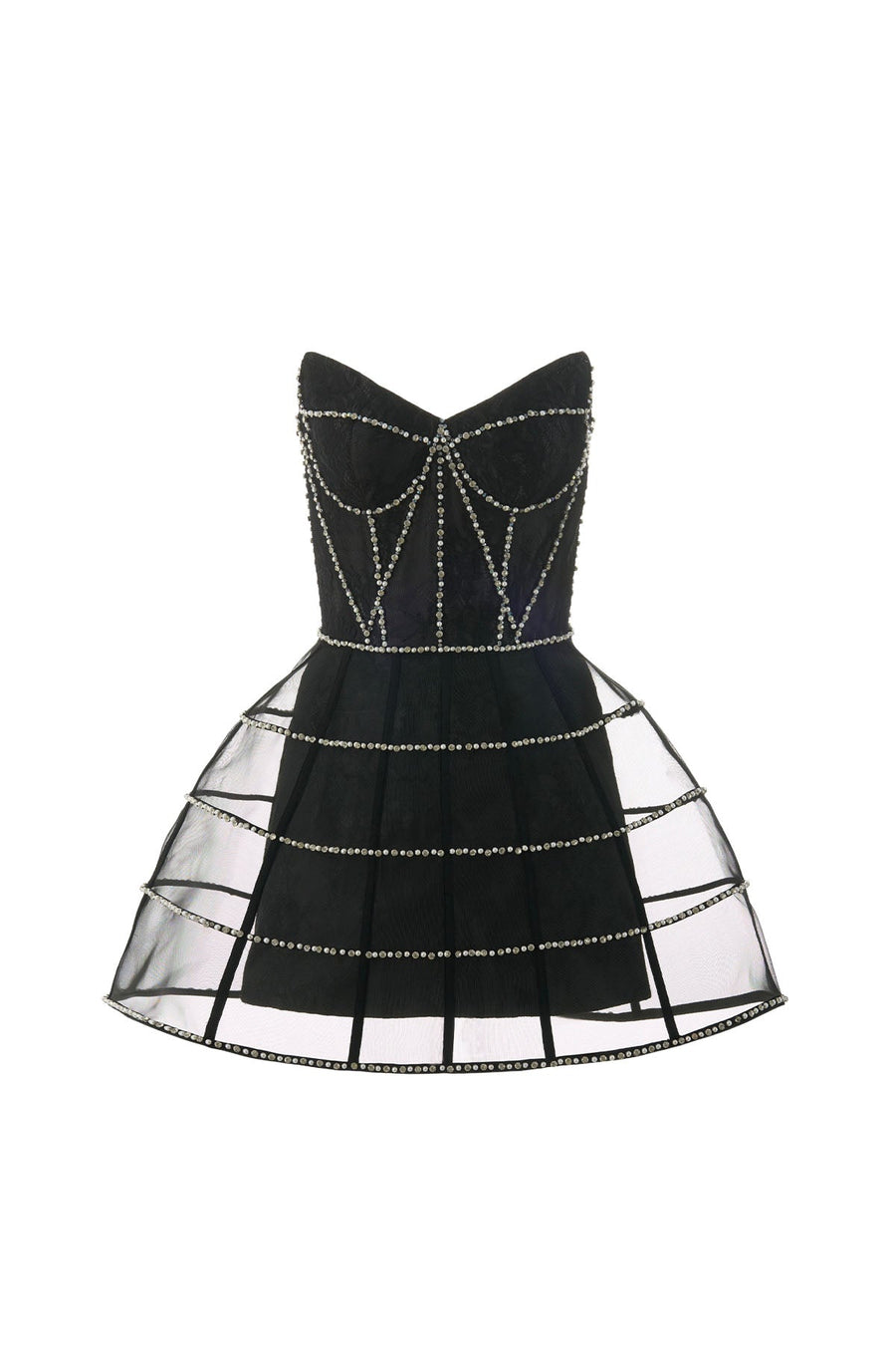 Theresa Rhinestone Mini Dress 1