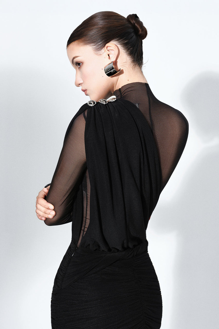 Velora Draped Maxi Dress 3