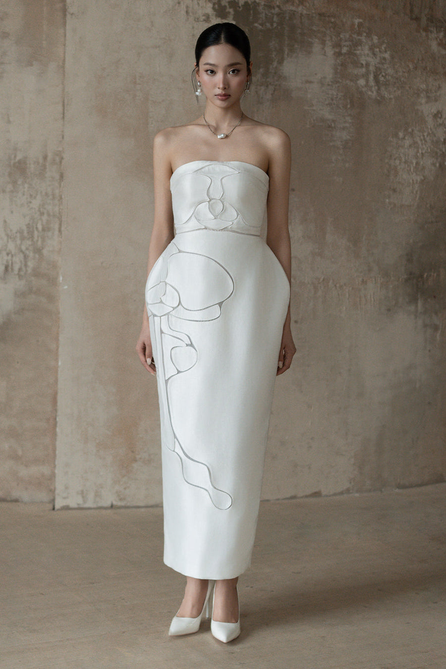 Velquis Pegged Midi Dress 1