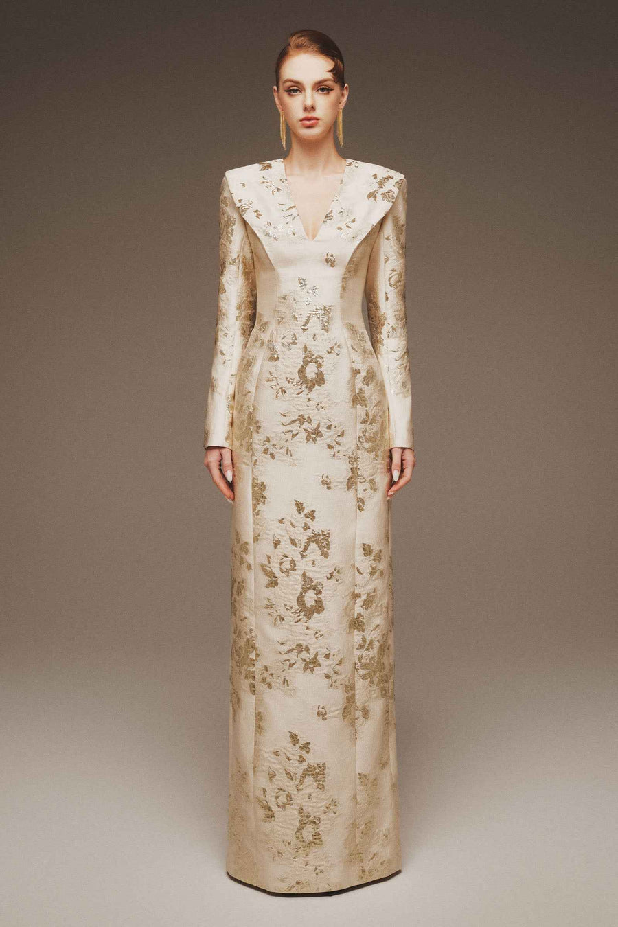 Velune V-Neck Maxi Dress