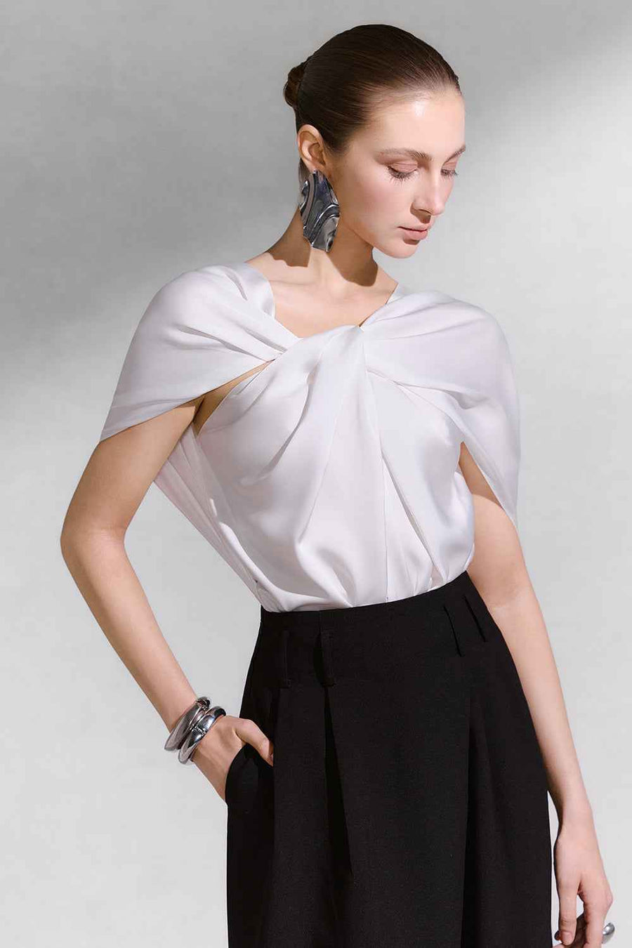 Veris Draped Top