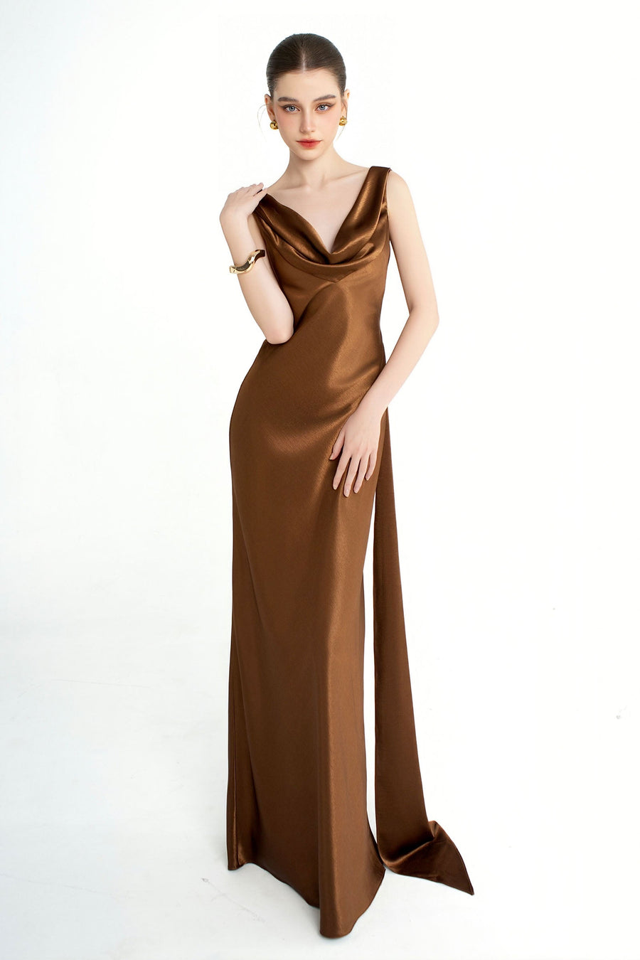 Vivienne Cowl Maxi Dress 5