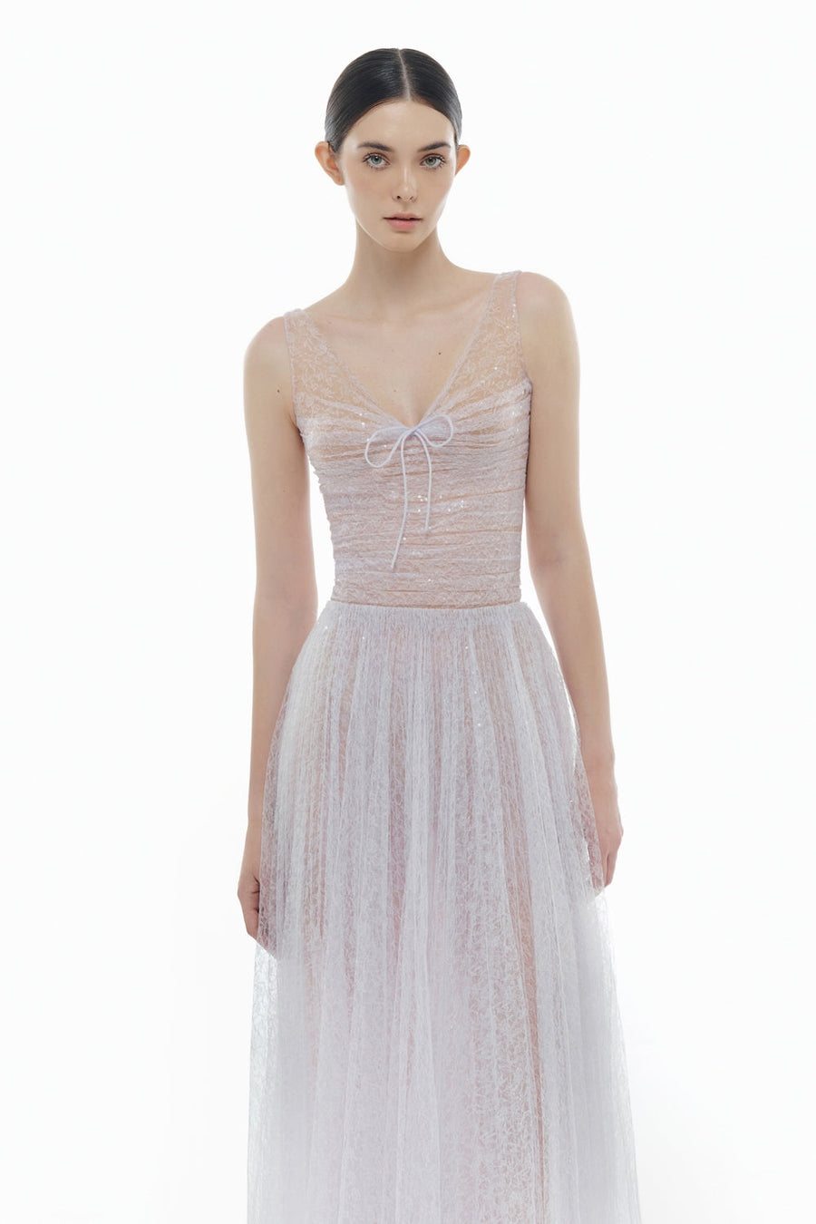 Vivienne V-Neck Sequin Midi Dress 9