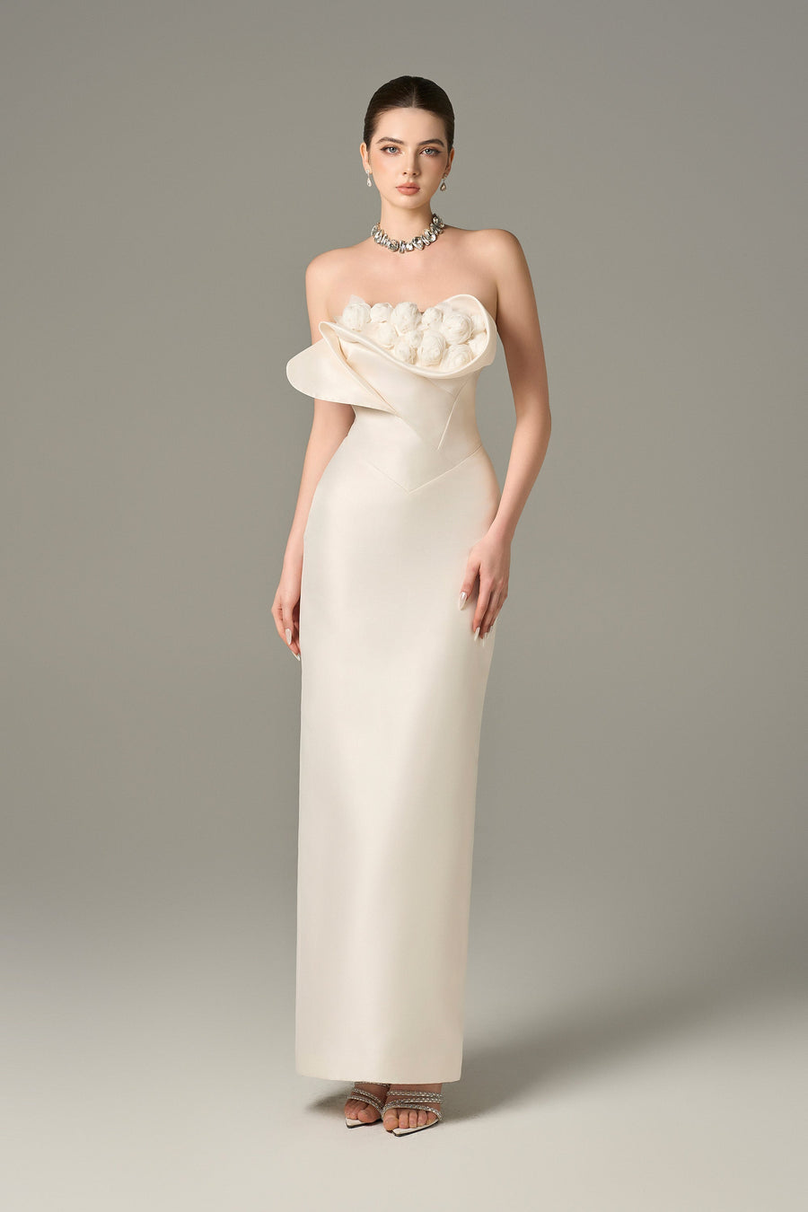 Seraphine Taffeta Floral Maxi Dress 1