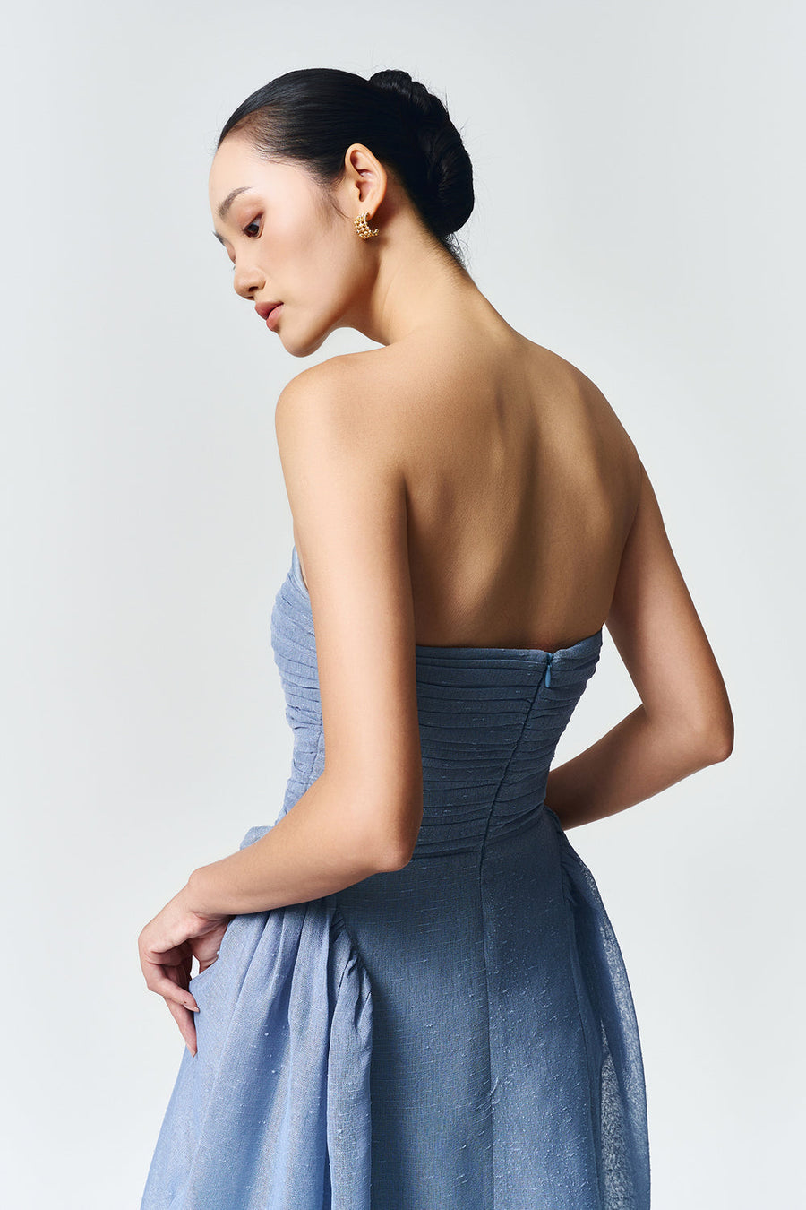 Willow Straight Across Draped Maxi Dress 23