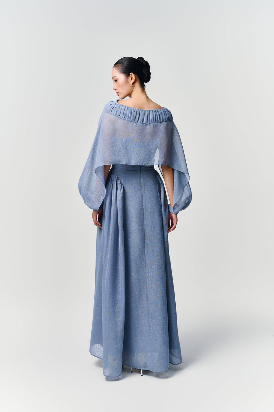 Willow Straight Across Draped Maxi Dress 28