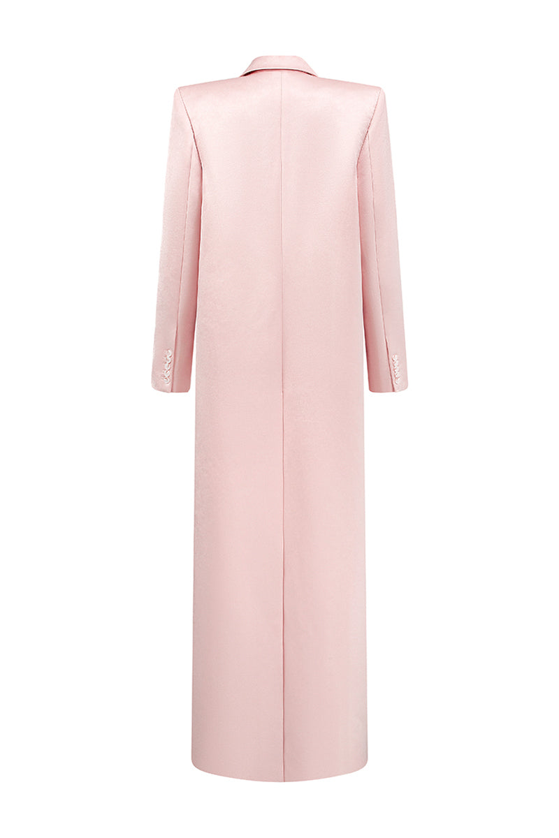 Yara Notched Taffeta Trench Coat 18