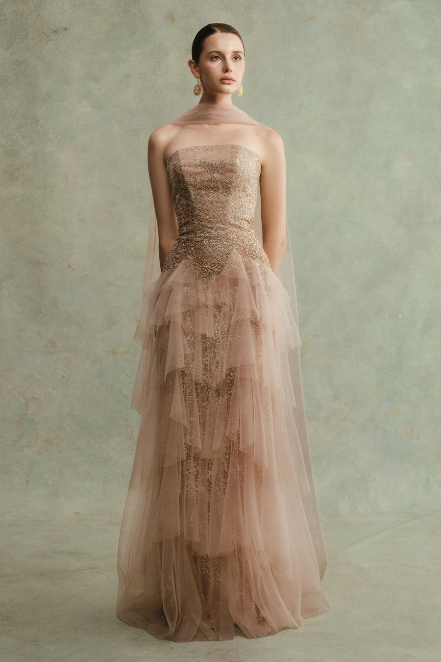 Zaria Ruffle Maxi Dress 1