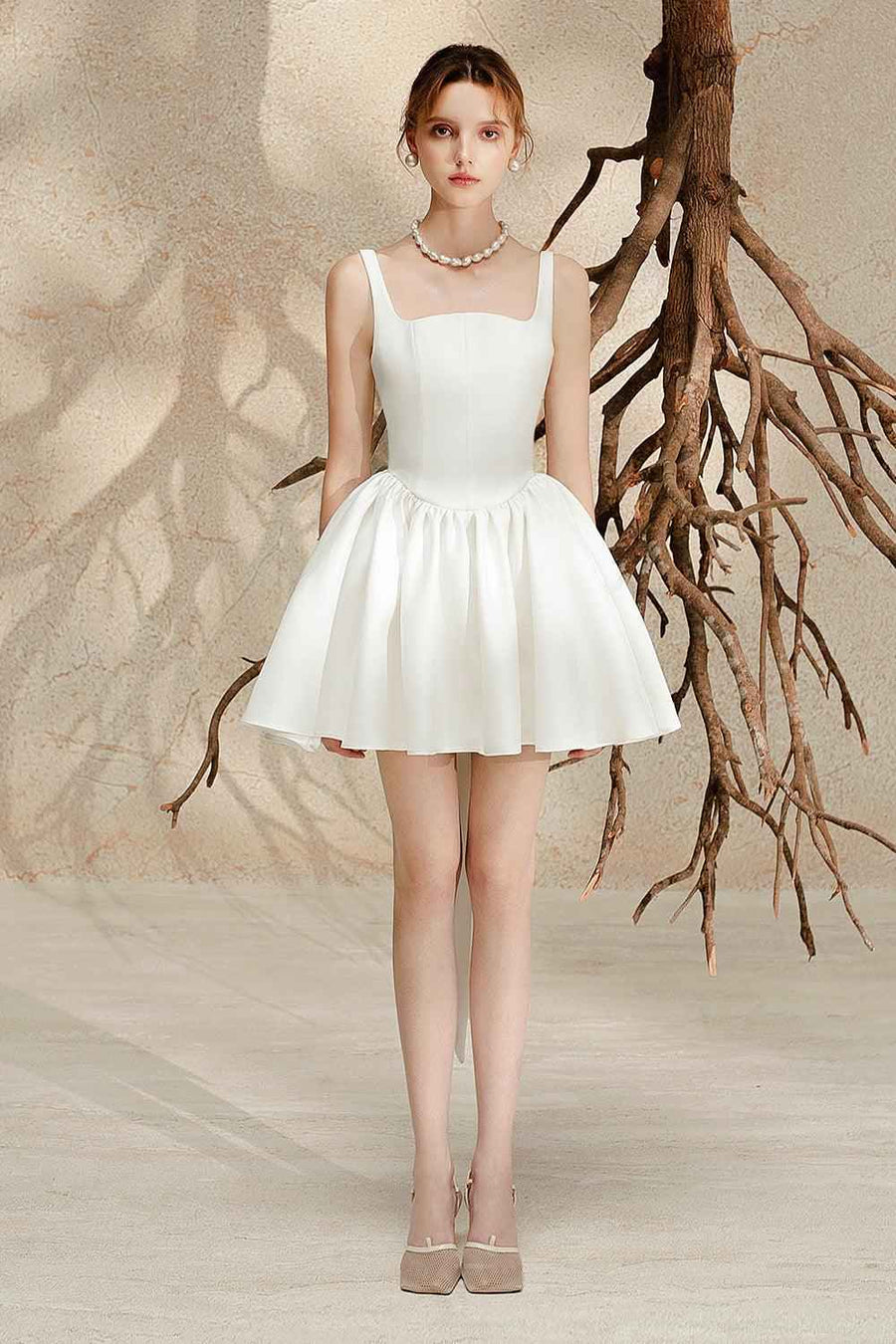 Alice Fit and Flare Sleeveless Floss Mini Dress