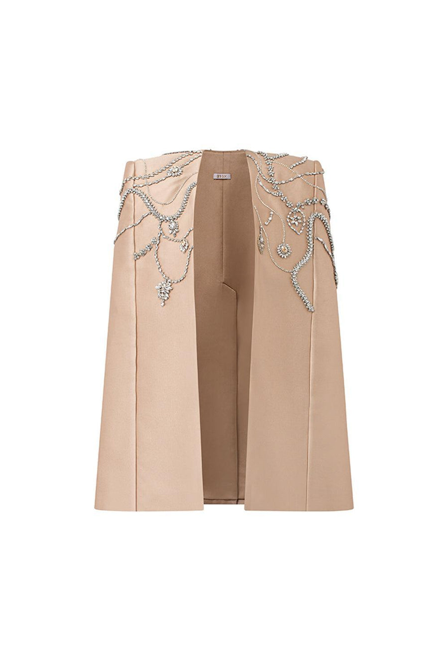 Alice Straight Stone Taffeta Cape Cape 21Six