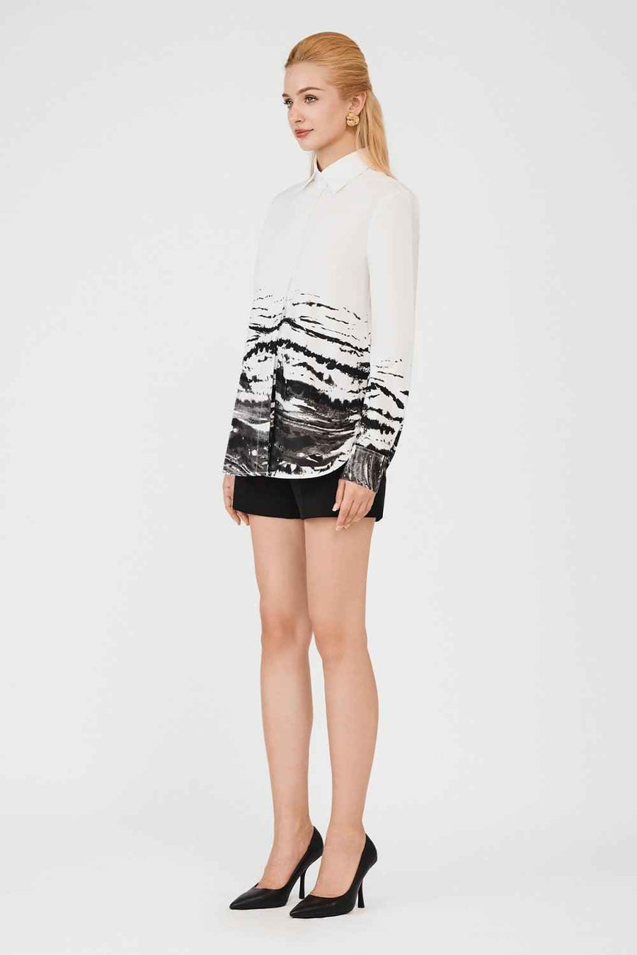 Amari Straight Long Sleeved Kate Shirt