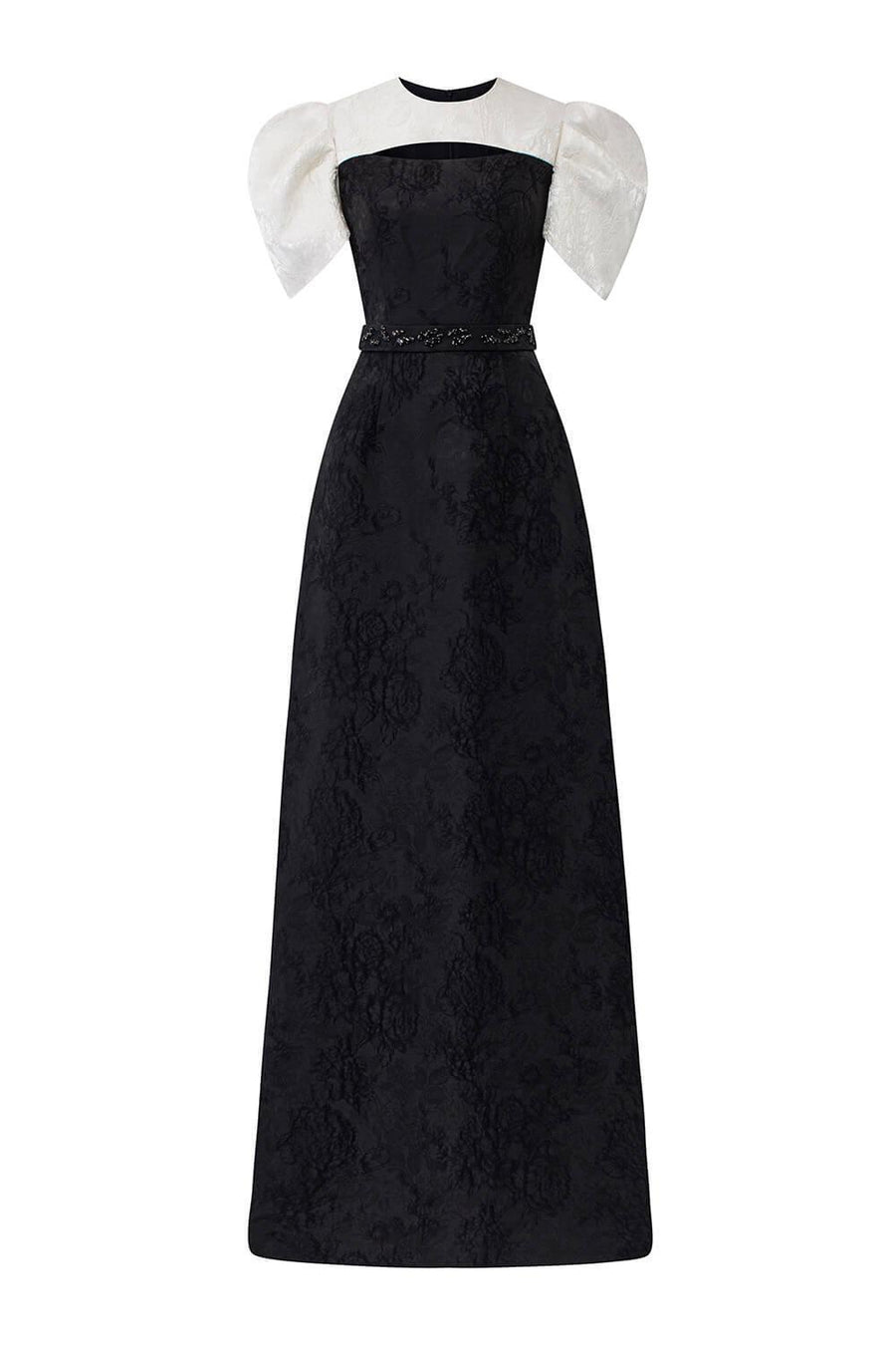 Ambrosia A-line Cut-Out Jacquard Floor Length Dress Gown Dress I.H.F Atelier
