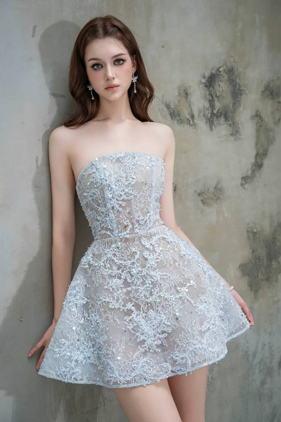 Auri Applique Mini Dress 2