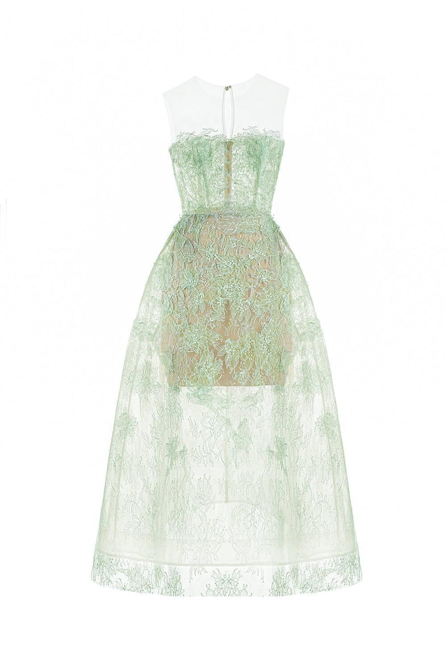 Bead Lace Midi Dress 11