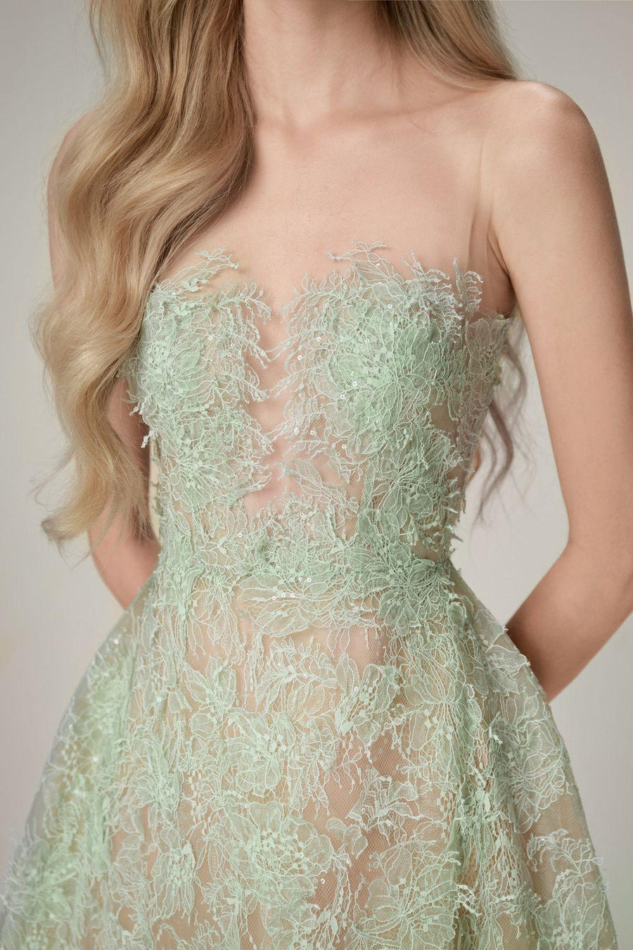 Bead Lace Midi Dress 13