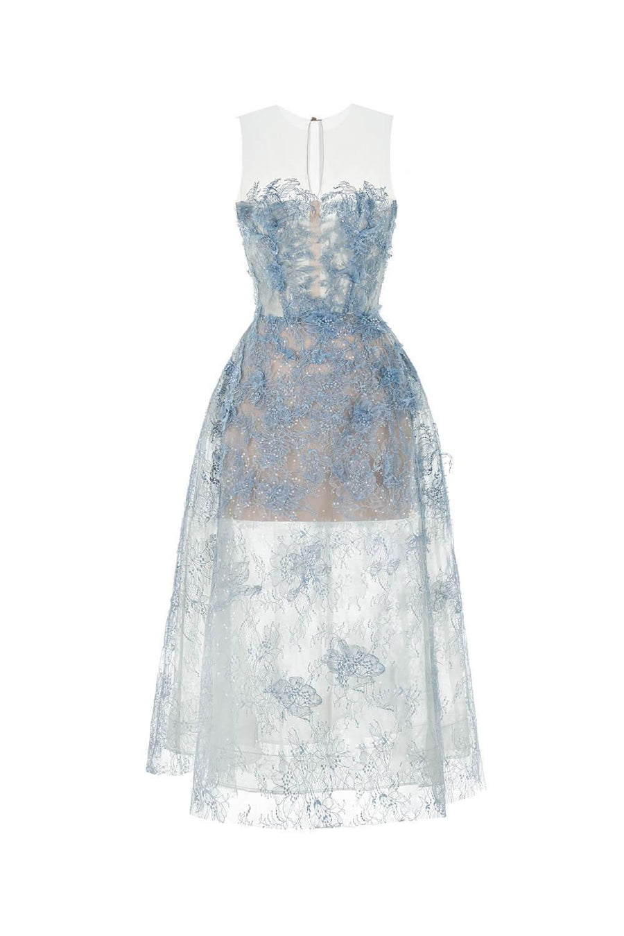 Bead Lace Midi Dress 16